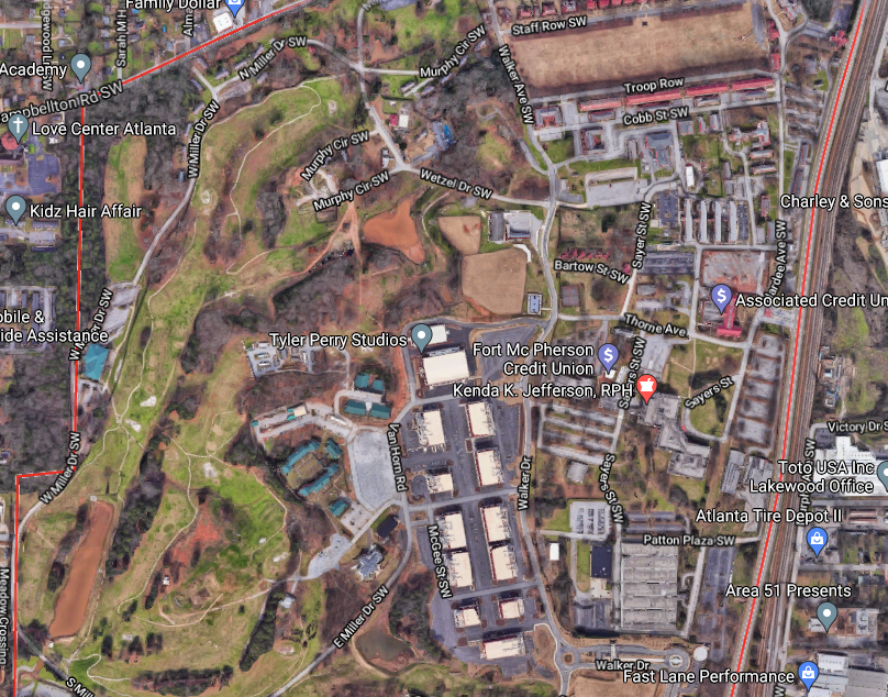 Next to Tyler Perry Studios, Fort McPherson masterplan emerges